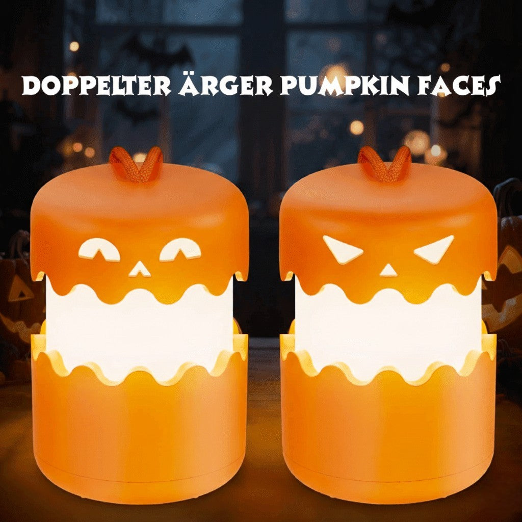 🟨🔥 Letzter Tag 50 % Rabatt 🔥Halloween-Kürbis-Laterne, faltbare Jack-O'-Lantern