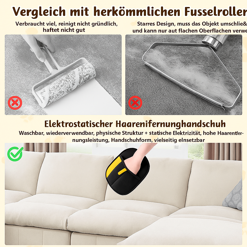 Magischer Tierhaarentferner: Der mühelose Weg zu einem haarfreien Zuhause