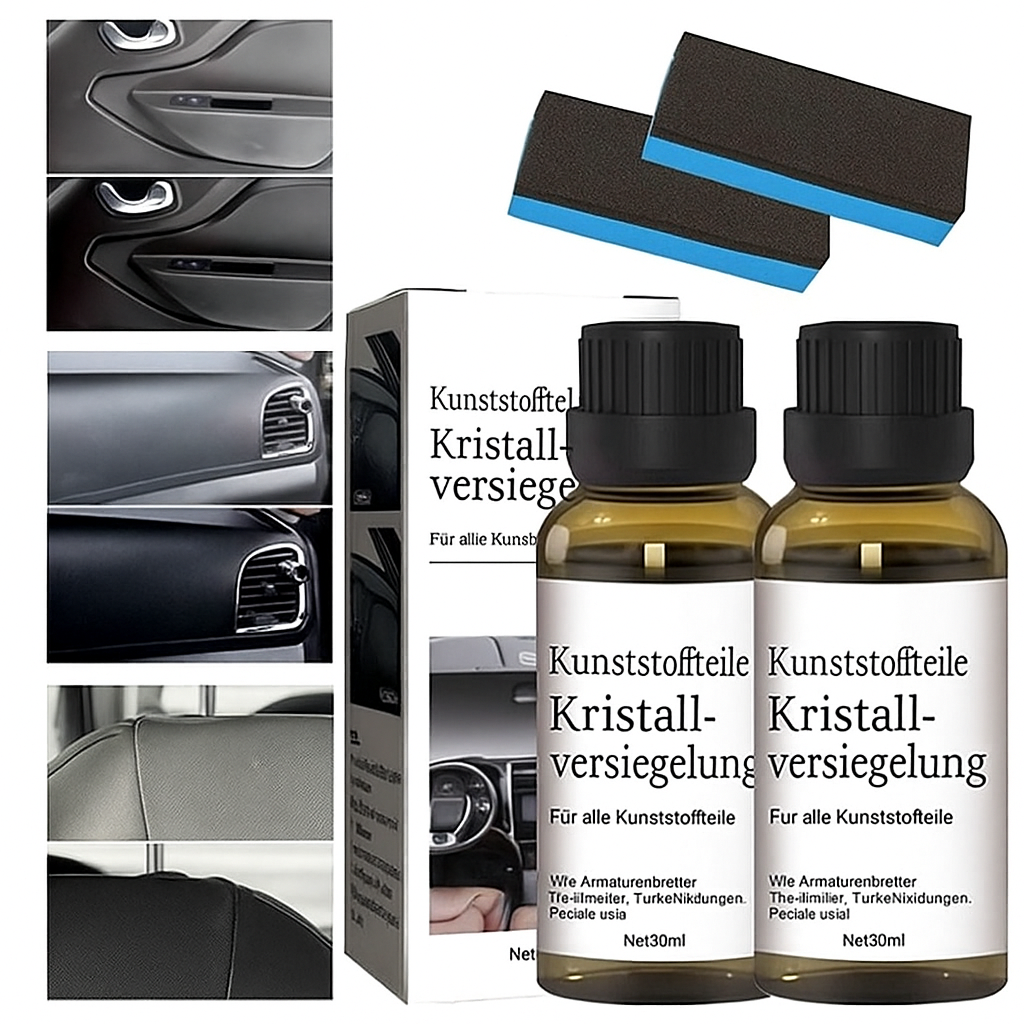 🟨 Kristallbeschichtung für Kunststoffteile & Kunststoff-Auffrischer
