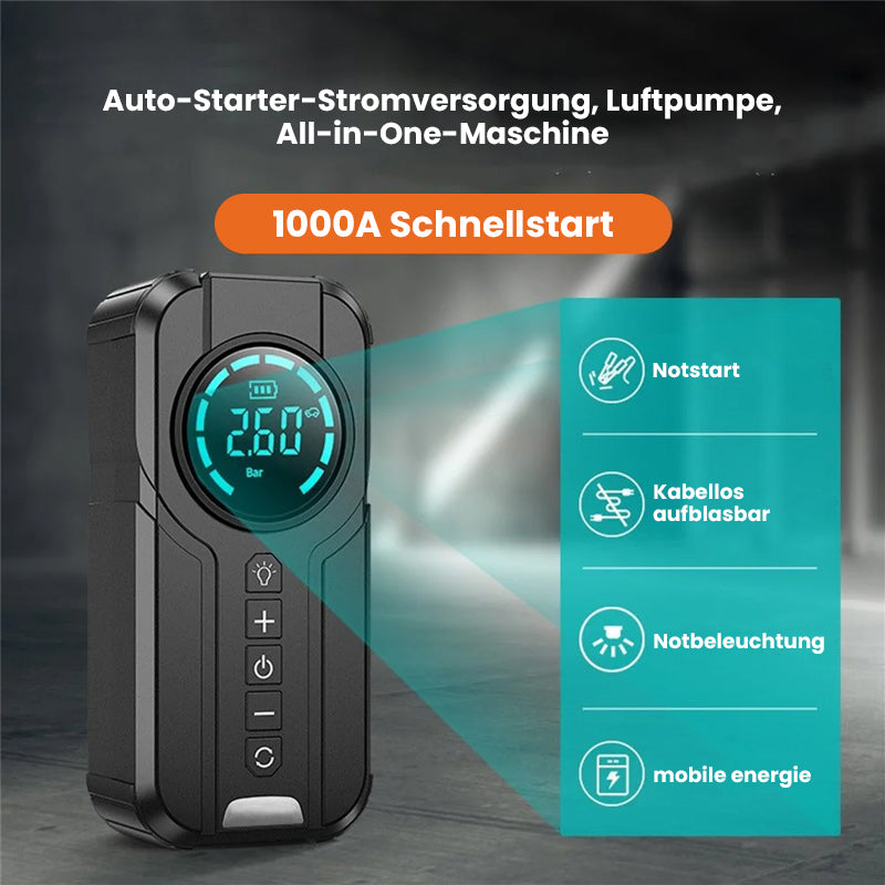 Seurico™ Smart Multi-Zweck-Luftkompressor - Starthilfen - Batteriesysteme 🛞