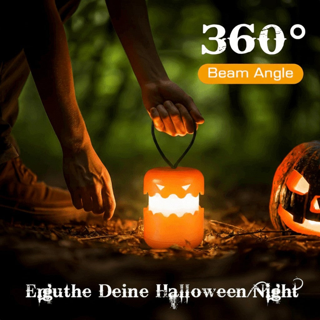 🟨🔥 Letzter Tag 50 % Rabatt 🔥Halloween-Kürbis-Laterne, faltbare Jack-O'-Lantern