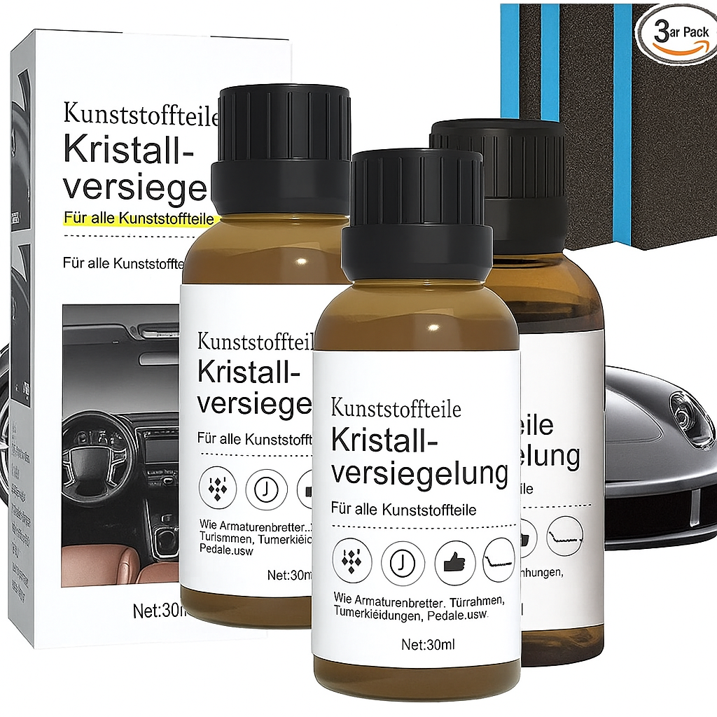 🟨 Kristallbeschichtung für Kunststoffteile & Kunststoff-Auffrischer
