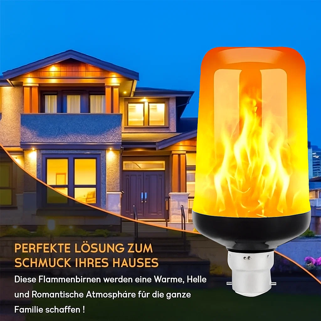 🟨🔥Autumn ambiance decor LED Flame Bulb🎃