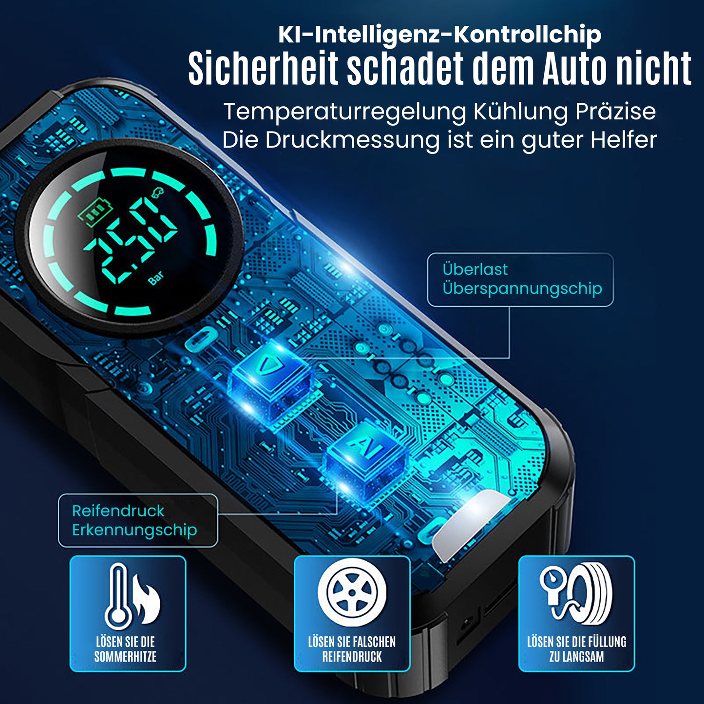 Seurico™ Smart Multi-Zweck-Luftkompressor - Starthilfen - Batteriesysteme 🛞