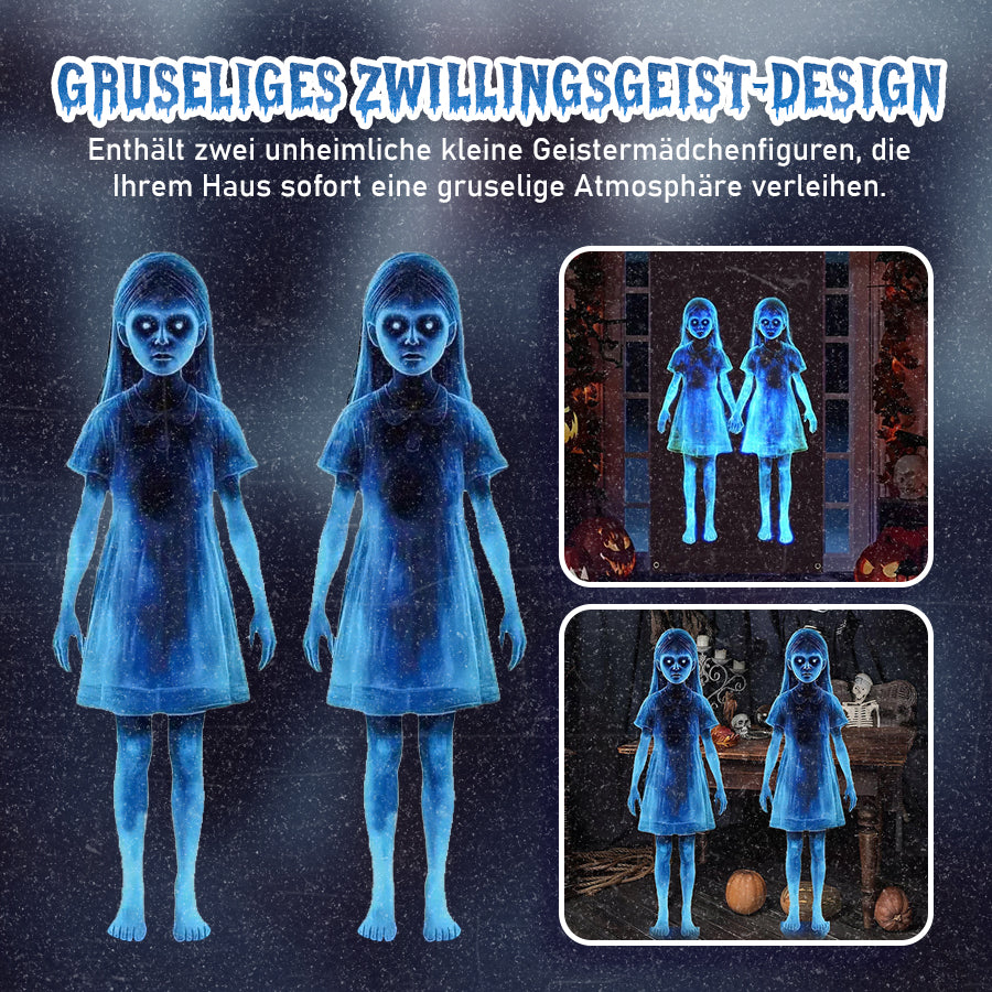 🟨🔥 Mädchengeist-Hofdekoration für Halloween👻 - Hallowora