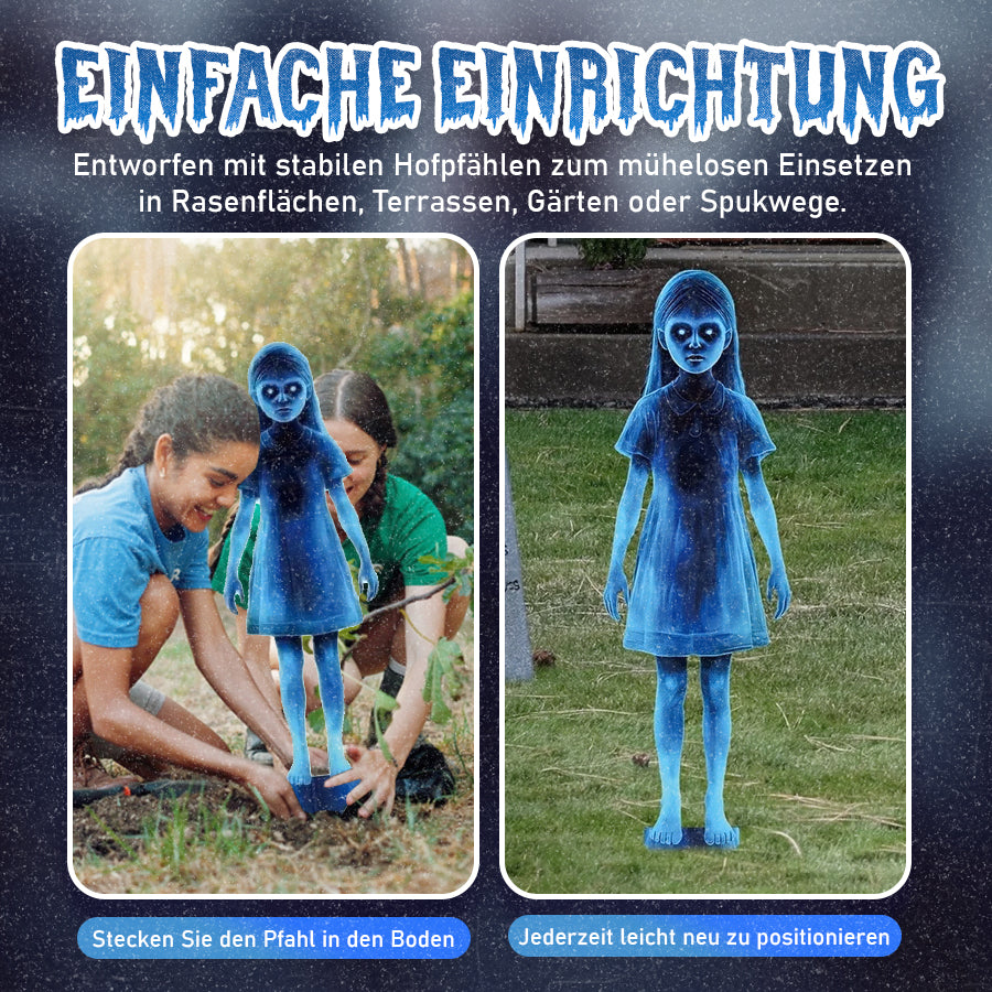 🟨🔥 Mädchengeist-Hofdekoration für Halloween👻 - Hallowora