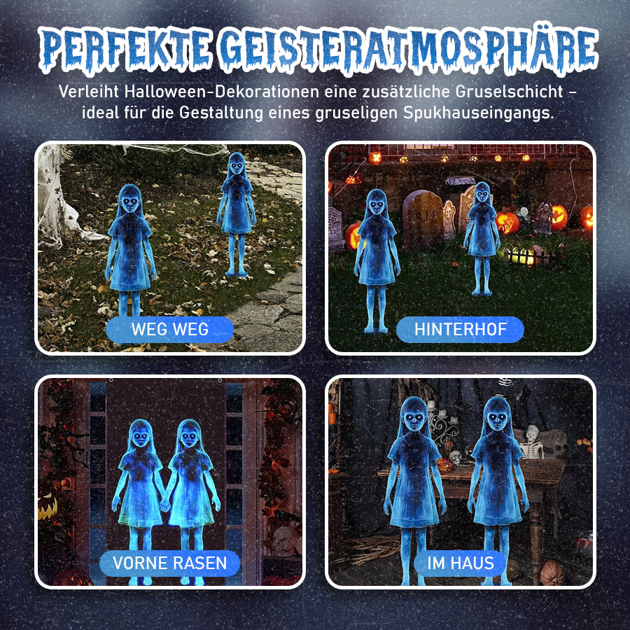 🟨🔥 Mädchengeist-Hofdekoration für Halloween👻 - Hallowora