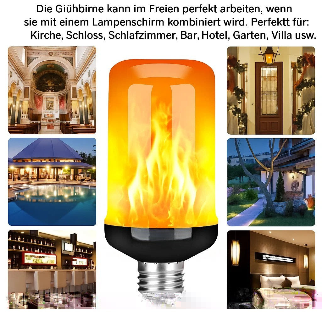 🟨🔥Autumn ambiance decor LED Flame Bulb🎃