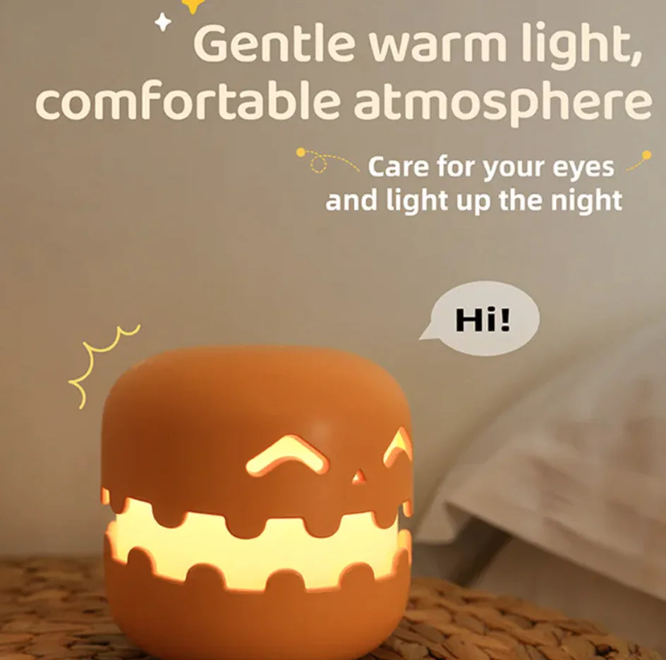 Cute Halloween Pumpkin Night Light Decoration