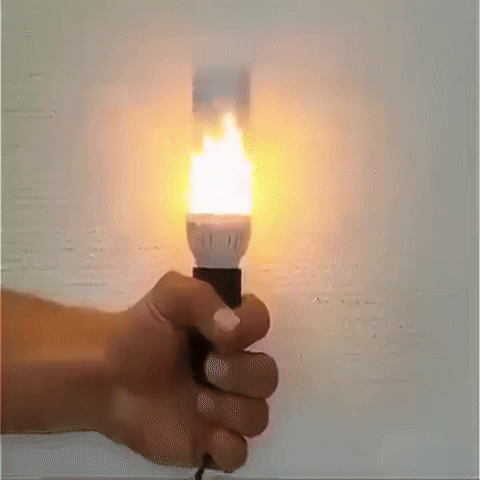 🟨🔥Autumn ambiance decor LED Flame Bulb🎃