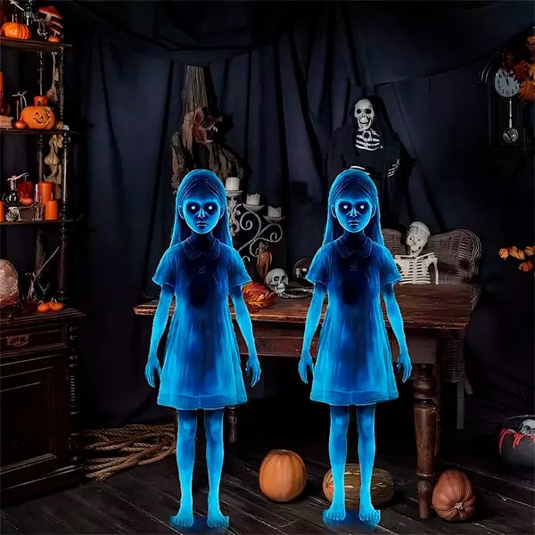 🟨🔥 Mädchengeist-Hofdekoration für Halloween👻 - Hallowora