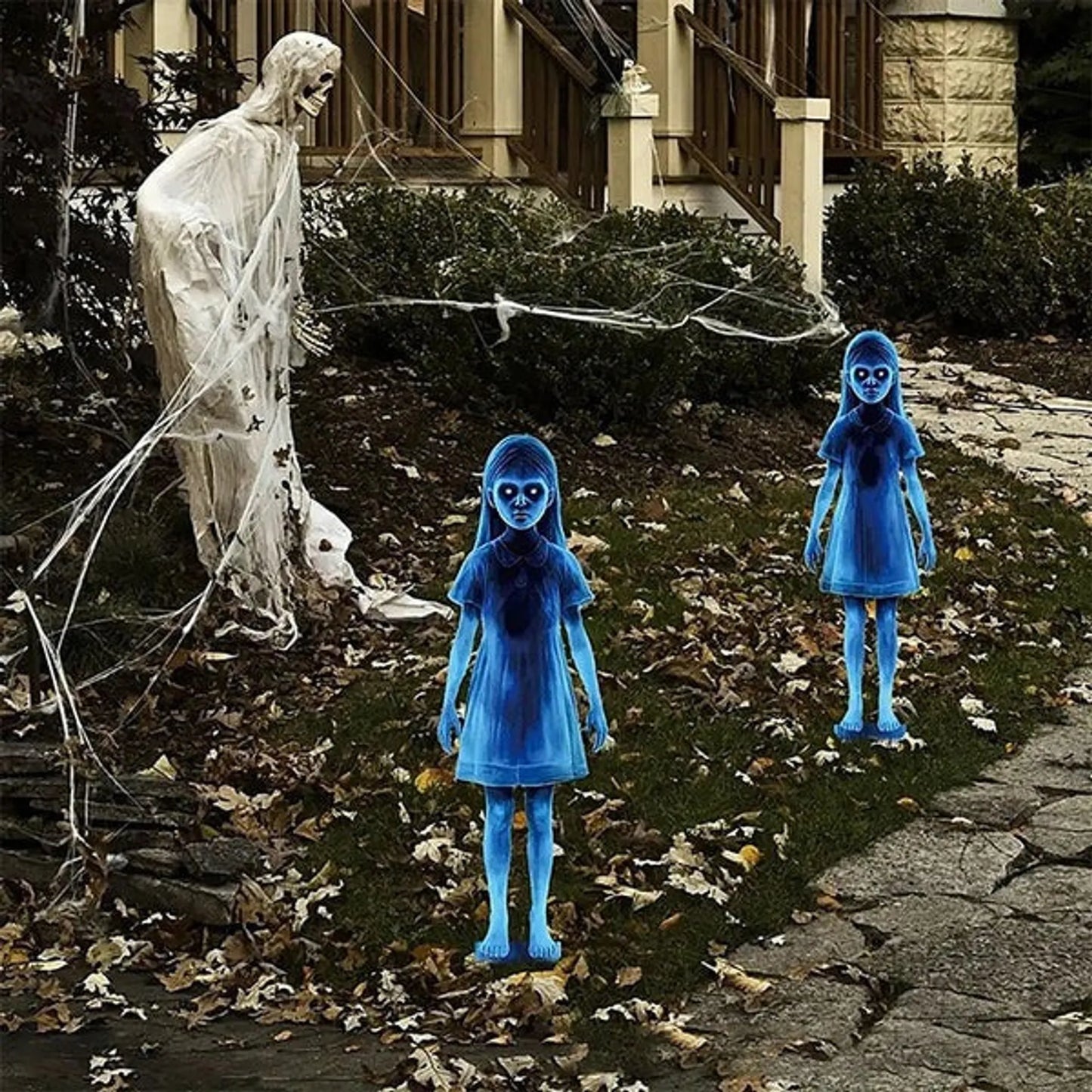 🟨🔥 Mädchengeist-Hofdekoration für Halloween👻 - Hallowora