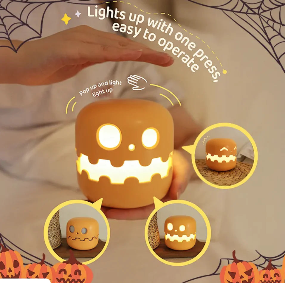 Cute Halloween Pumpkin Night Light Decoration