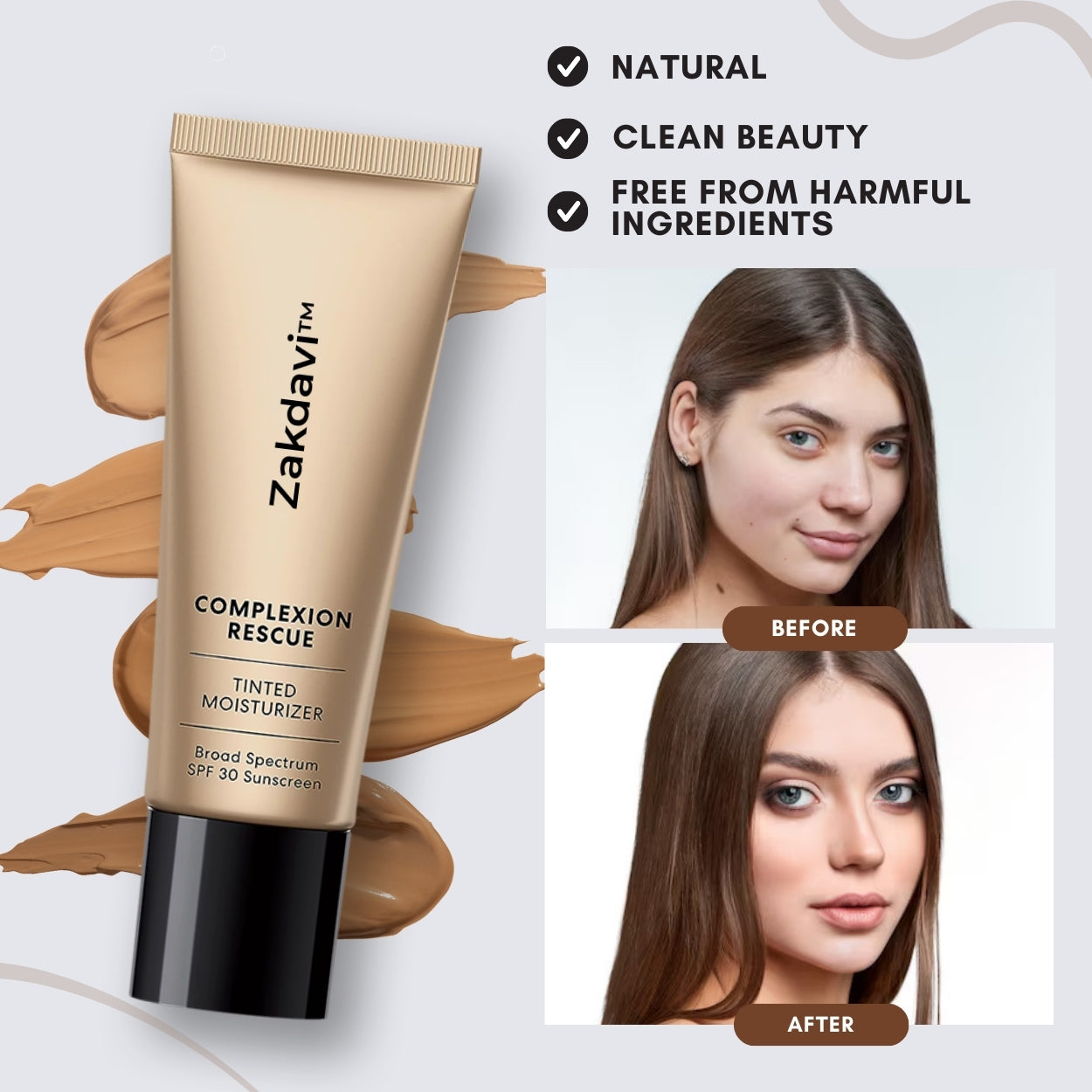 Zakdavi™ Complexion Rescue Tinted Hydrating Gel Cream