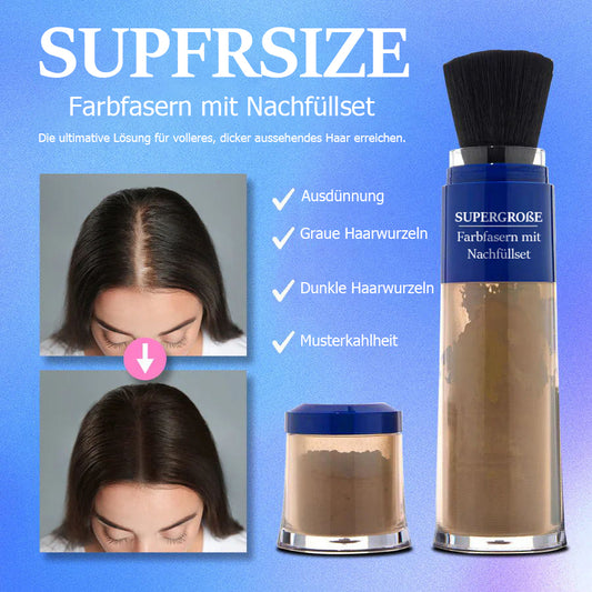 🟩Supergroße Farbfasern mit Nachfüllset