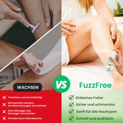 🍃Natürliche permanente Haarentfernungsspray | Werden Sie unerwünschte Haare los – Einfach sprühen und abwischen!