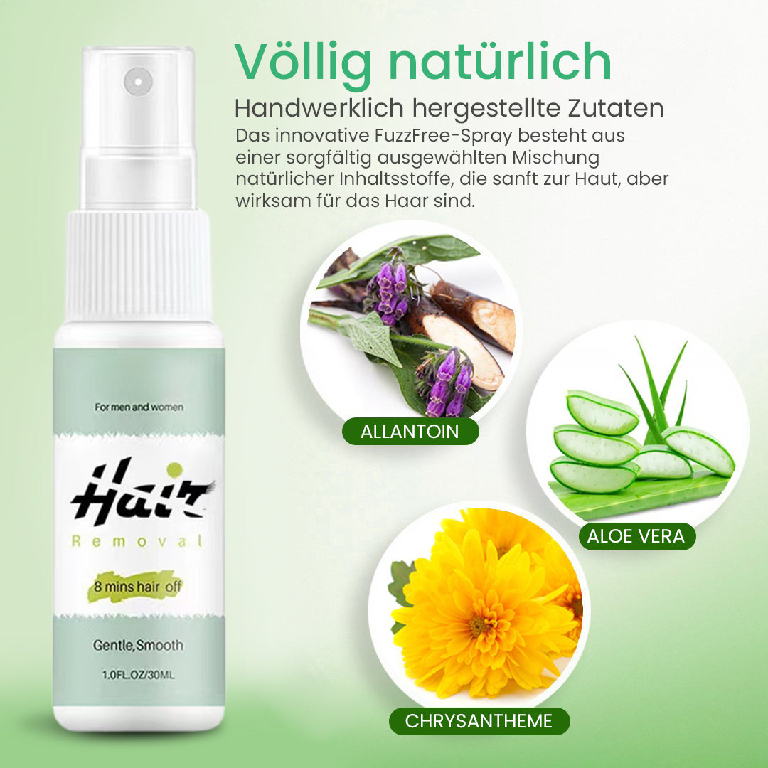 🍃Natürliche permanente Haarentfernungsspray | Werden Sie unerwünschte Haare los – Einfach sprühen und abwischen!