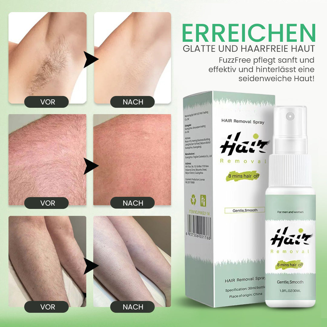 🍃Natürliche permanente Haarentfernungsspray | Werden Sie unerwünschte Haare los – Einfach sprühen und abwischen!