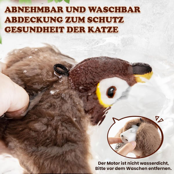 🐦🐦Letzter Tag 49% RABATT - 🐾Interaktives zwitscherndes Vogelspielzeug für Katzen