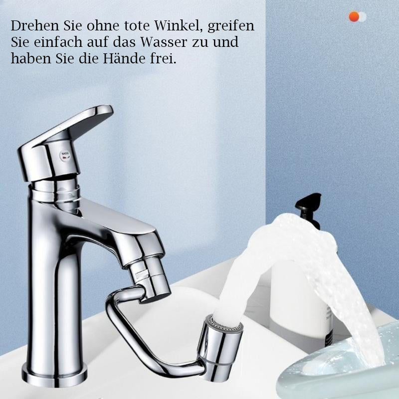 🚰Universelle Waschbeckenarmatur-✨360° drehbarer Wasserhahn-Strahlregler-Verlängerung