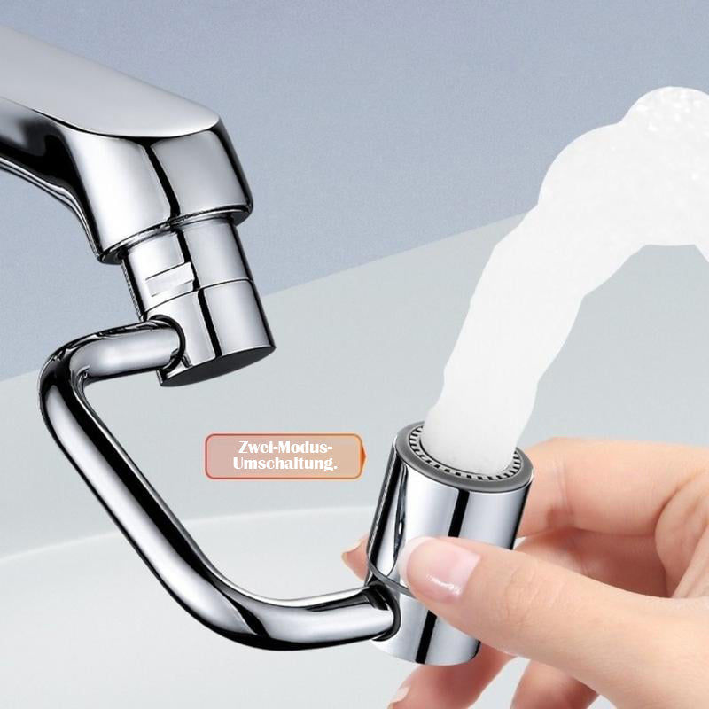 🚰Universelle Waschbeckenarmatur-✨360° drehbarer Wasserhahn-Strahlregler-Verlängerung