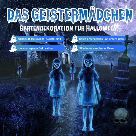 🟨🔥 Mädchengeist-Hofdekoration für Halloween👻 - Hallowora