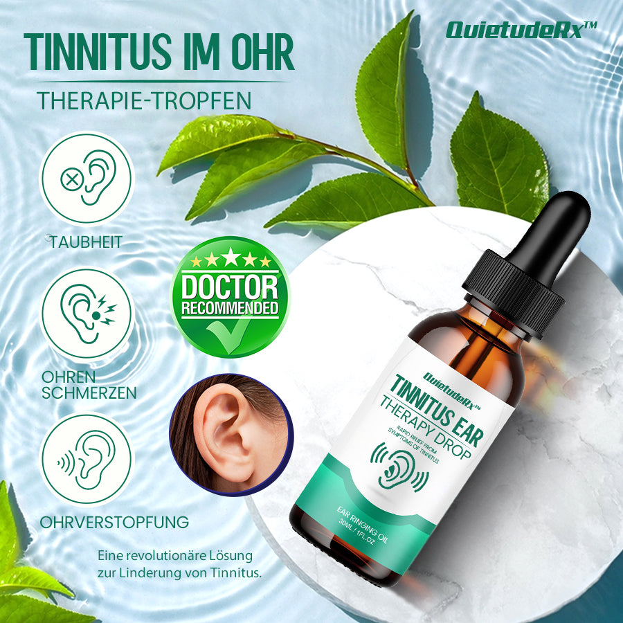 🟩QuietudeRx™ Tinnitus Ohrentherapie-Tropfen