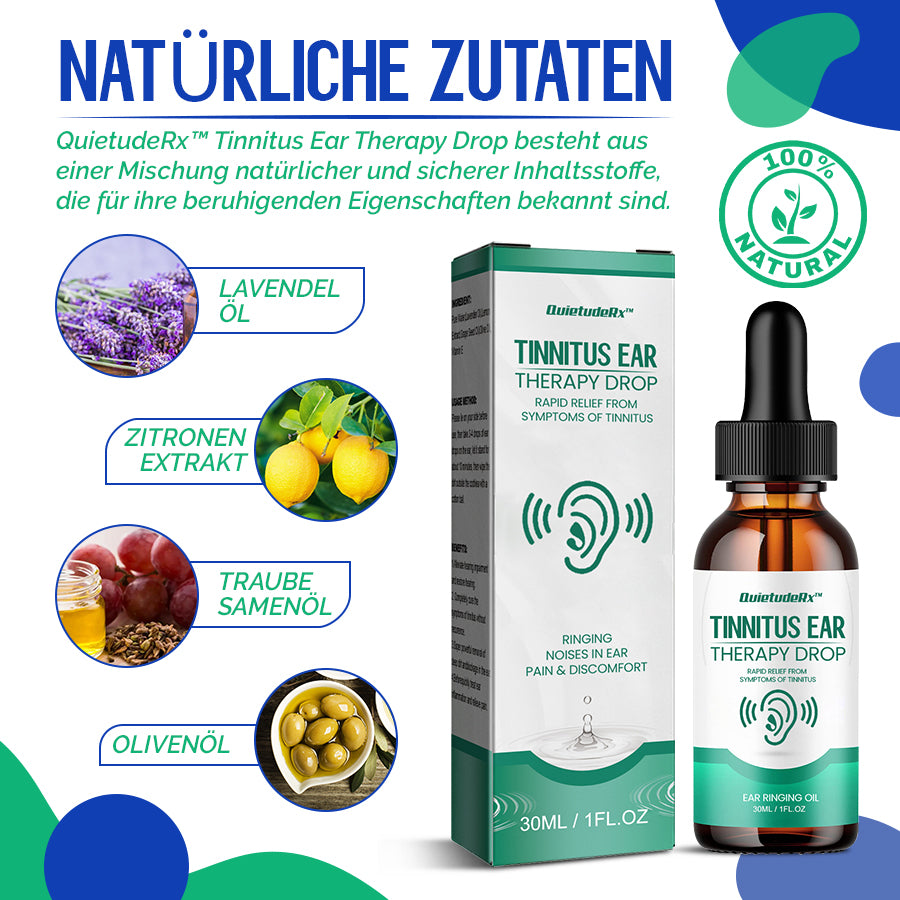 🟩QuietudeRx™ Tinnitus Ohrentherapie-Tropfen