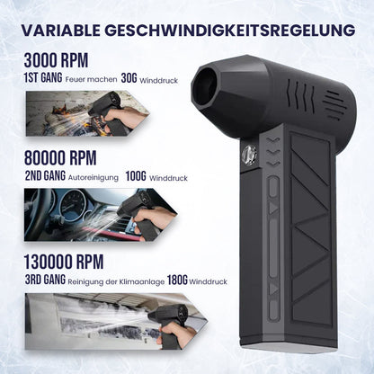 🟩Turbo Breeze Elektrogebläse mit LED