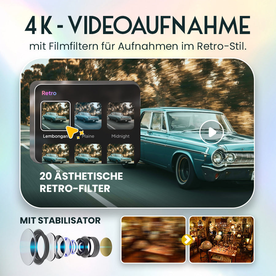 📸Vintagesnap Retro-Digitalkamera