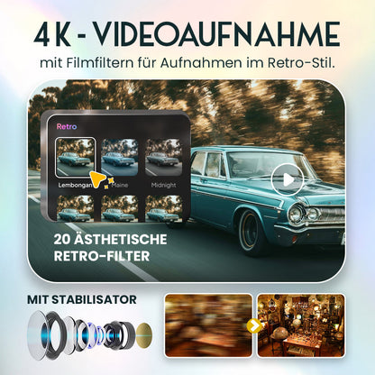 📸Vintagesnap Retro-Digitalkamera