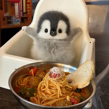 🟨🐧Pippin – lebensechtes Pinguin-Plüschtier – Ihr entzückender arktischer Begleiter