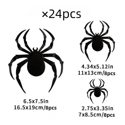 🟨🔥 Letzter Tag 50 % Rabatt 🔥Limitierte Auflage: 30 Stück Halloween 3D-beleuchtete Fledermäuse