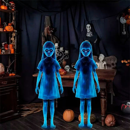 🟨🔥 Mädchengeist-Hofdekoration für Halloween👻 - Hallowora