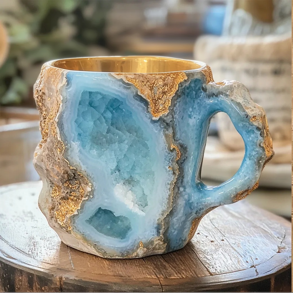 💥2025 Neue Mineral-Kristall-Kaffeetassen☕