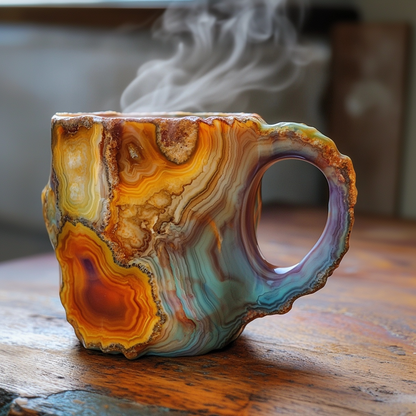 💥2025 Neue Mineral-Kristall-Kaffeetassen☕