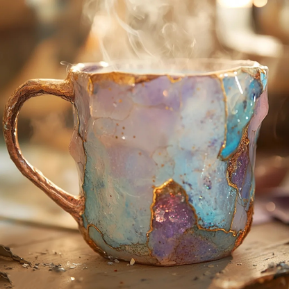 💥2025 Neue Mineral-Kristall-Kaffeetassen☕