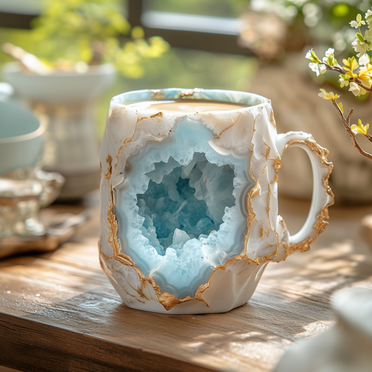 🤩 Letzter Tag: 45% RABATT ☕ 2024 Neue Mineral-Kristall-Kaffeetassen